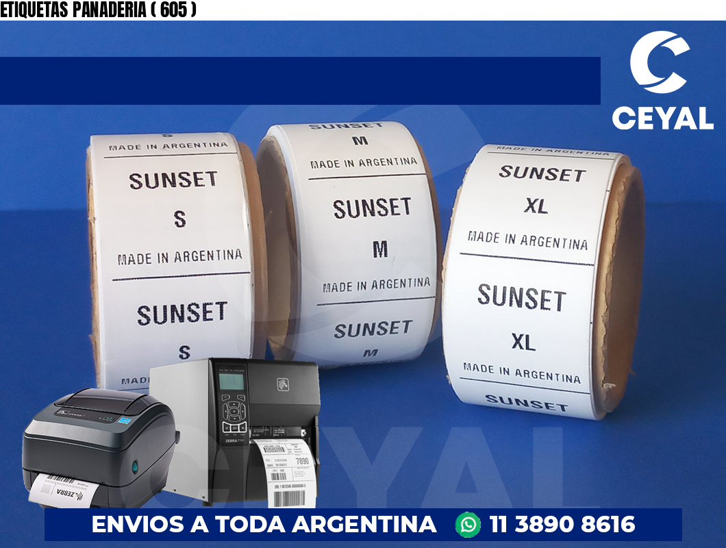 ETIQUETAS PANADERIA ( 605 )