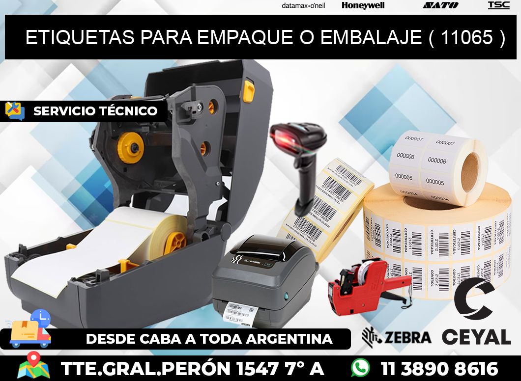 ETIQUETAS PARA EMPAQUE O EMBALAJE ( 11065 )