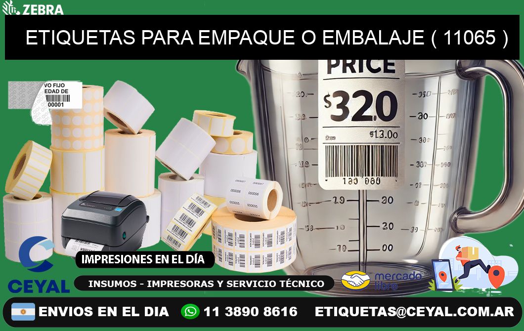 ETIQUETAS PARA EMPAQUE O EMBALAJE ( 11065 )