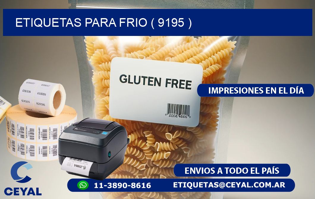 ETIQUETAS PARA FRIO ( 9195 )