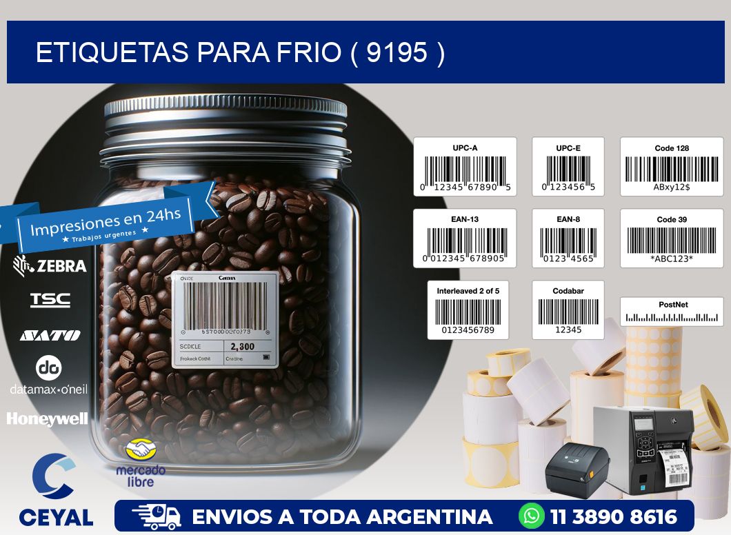 ETIQUETAS PARA FRIO ( 9195 )