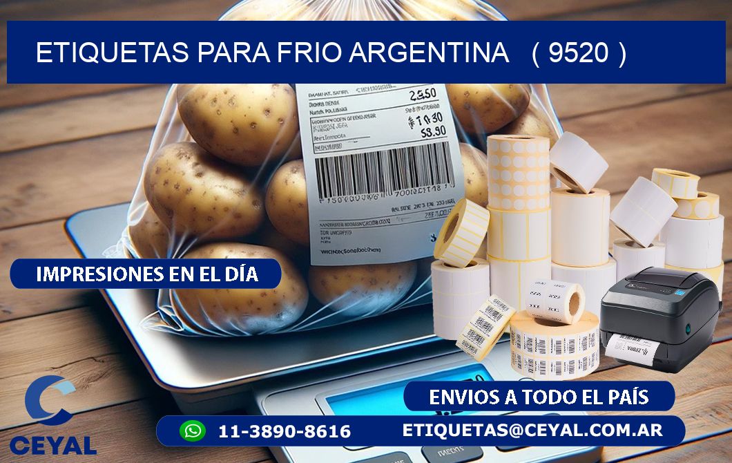 ETIQUETAS PARA FRIO ARGENTINA ( 9520 )