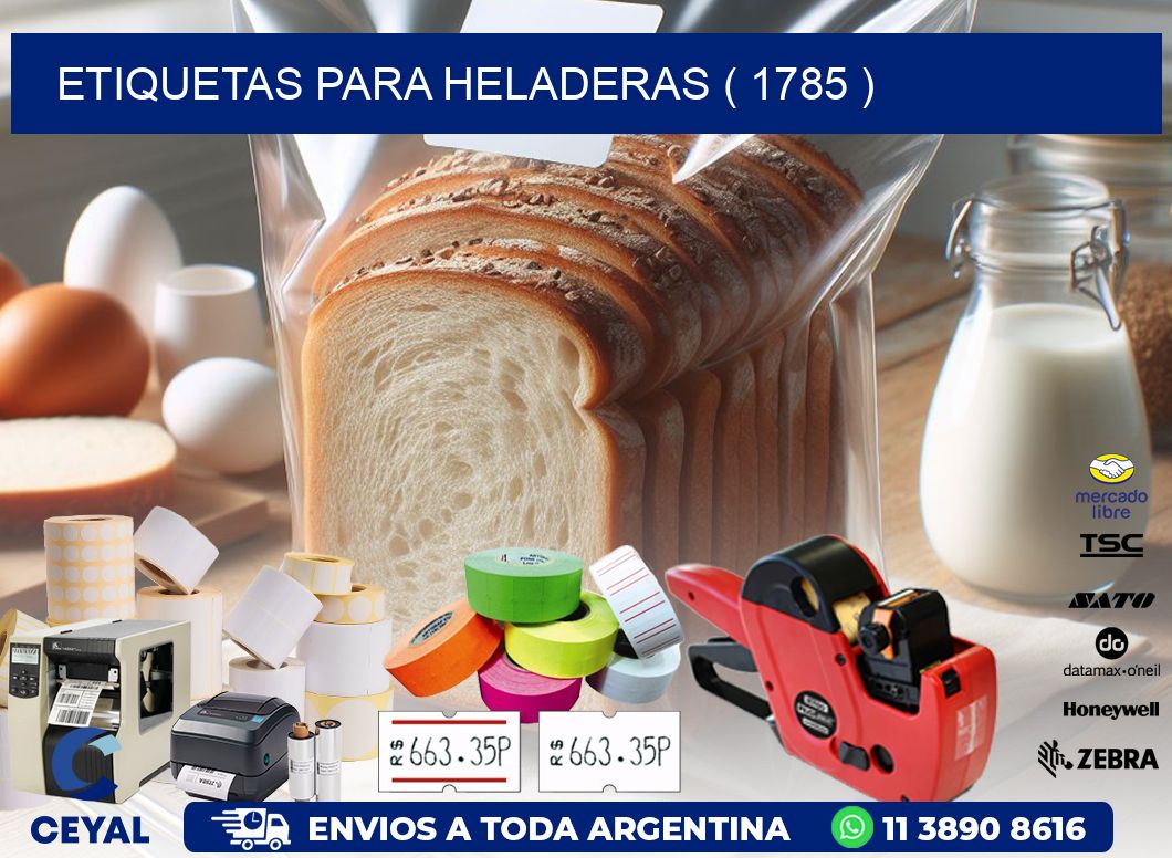 ETIQUETAS PARA HELADERAS ( 1785 )