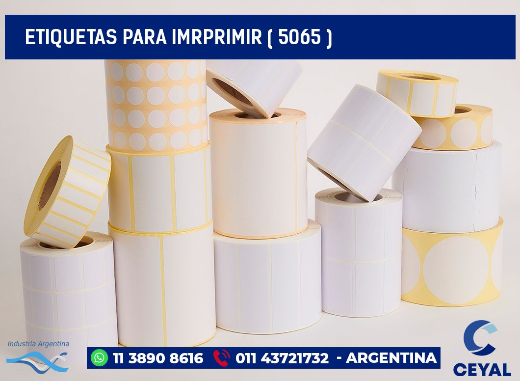 ETIQUETAS PARA IMRPRIMIR ( 5065 )