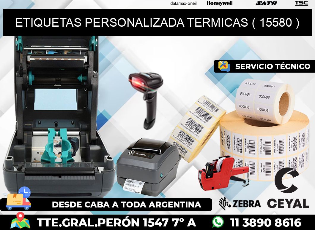 ETIQUETAS PERSONALIZADA TERMICAS ( 15580 )