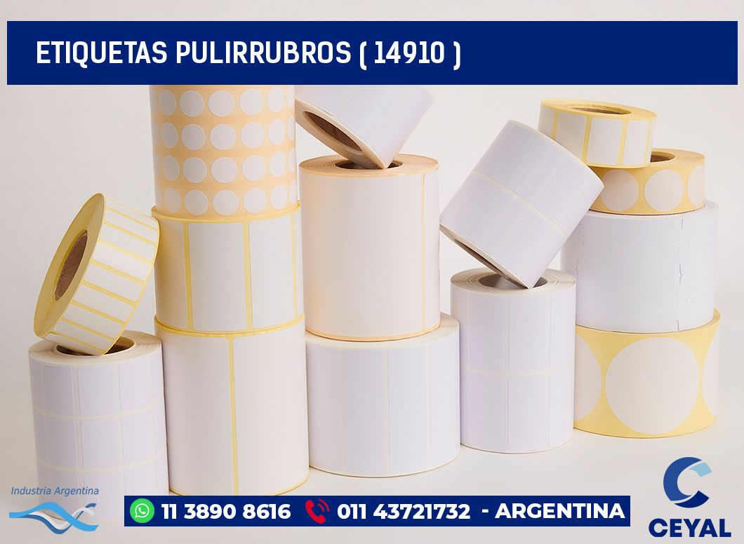 ETIQUETAS PULIRRUBROS ( 14910 )