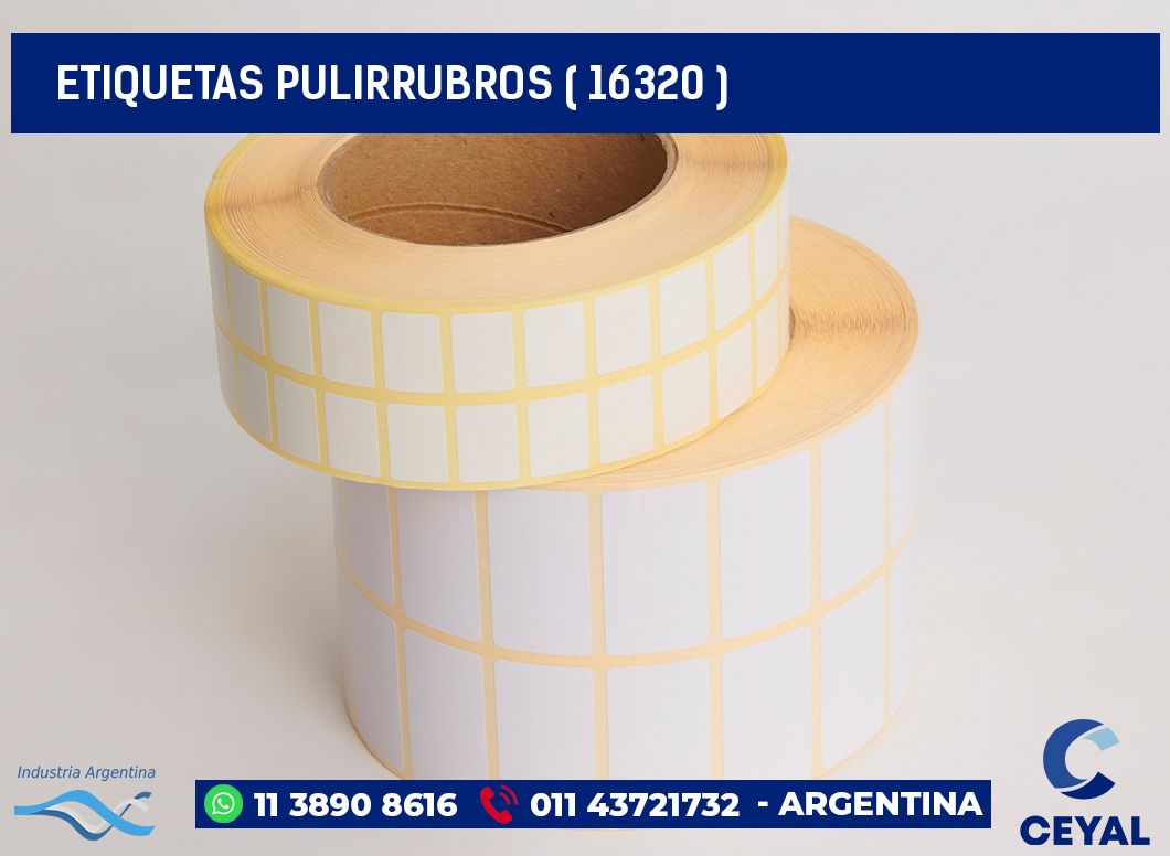 ETIQUETAS PULIRRUBROS ( 16320 )