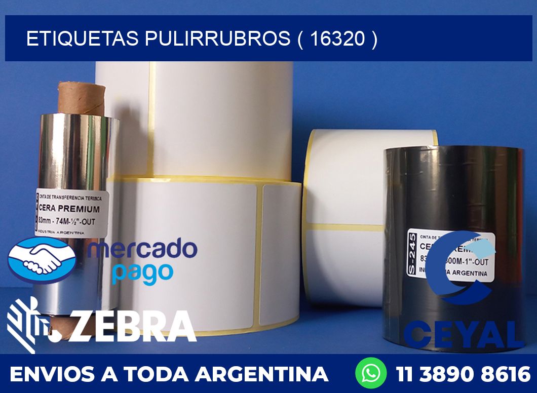 ETIQUETAS PULIRRUBROS ( 16320 )