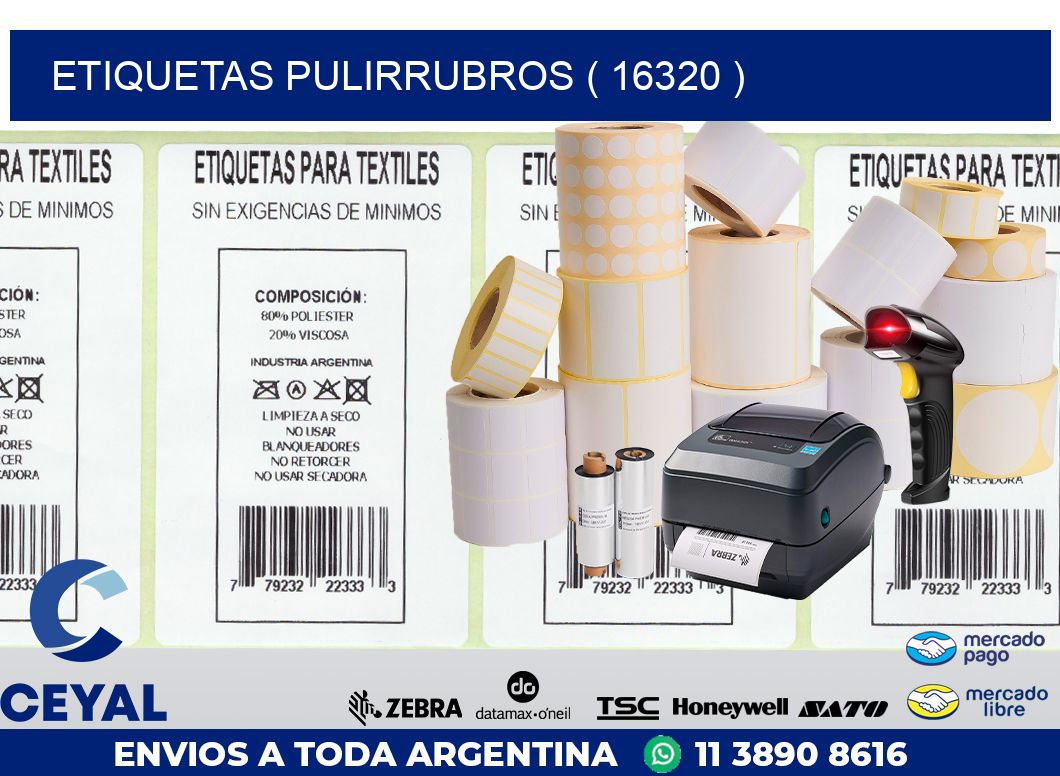 ETIQUETAS PULIRRUBROS ( 16320 )
