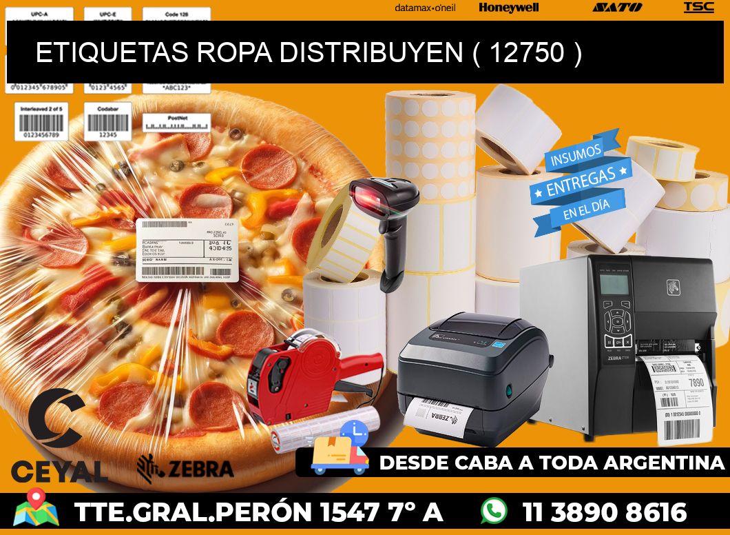 ETIQUETAS ROPA DISTRIBUYEN ( 12750 )