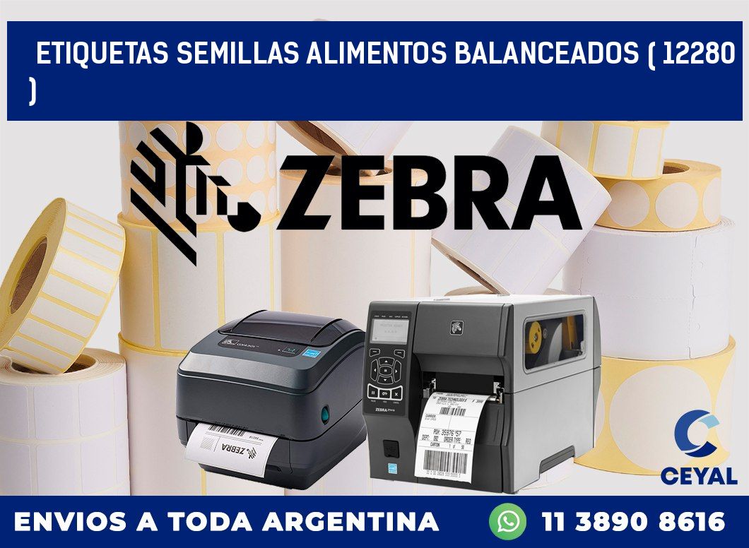 ETIQUETAS SEMILLAS ALIMENTOS BALANCEADOS ( 12280 )