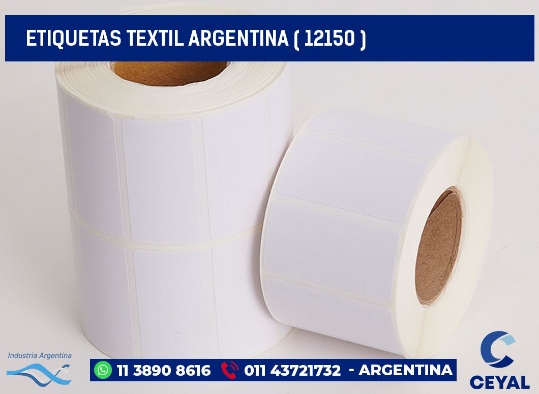 ETIQUETAS TEXTIL ARGENTINA ( 12150 )