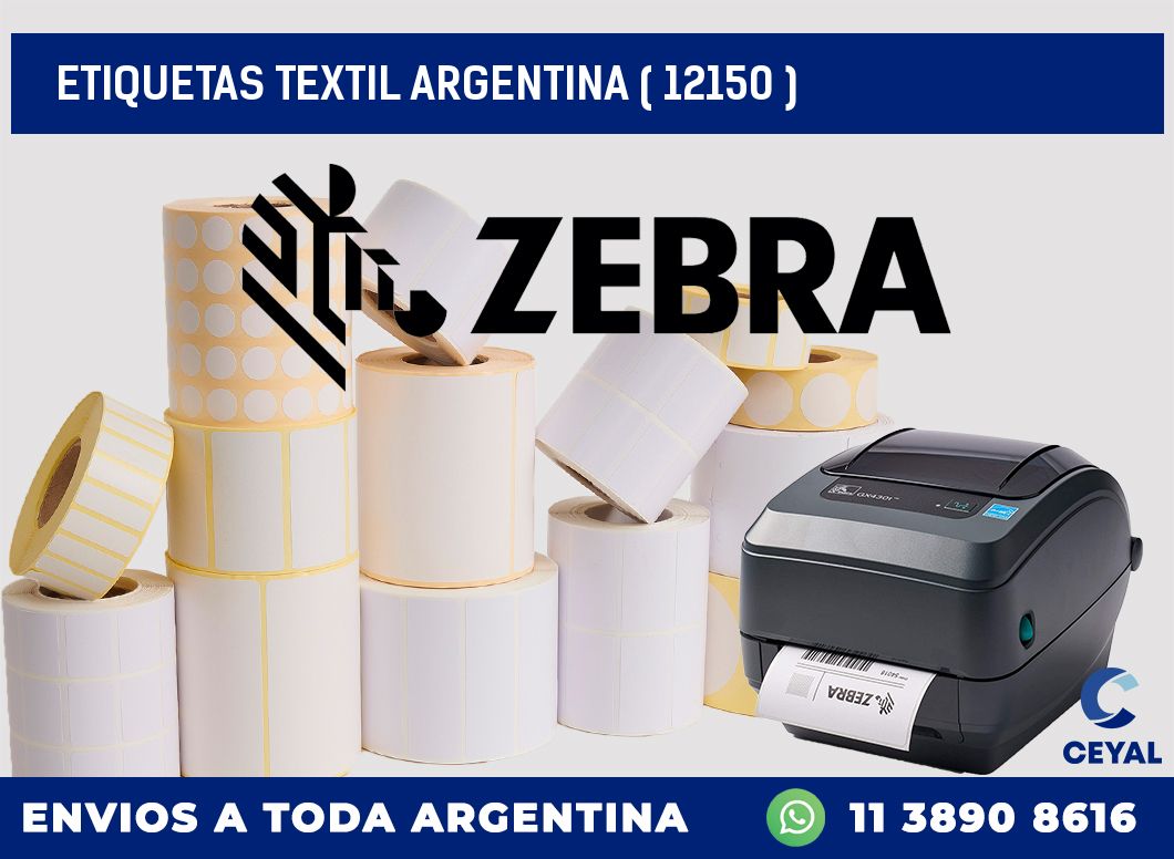 ETIQUETAS TEXTIL ARGENTINA ( 12150 )