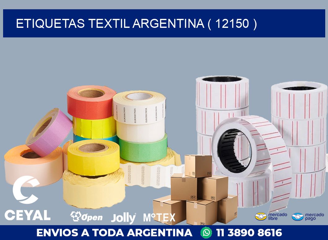 ETIQUETAS TEXTIL ARGENTINA ( 12150 )