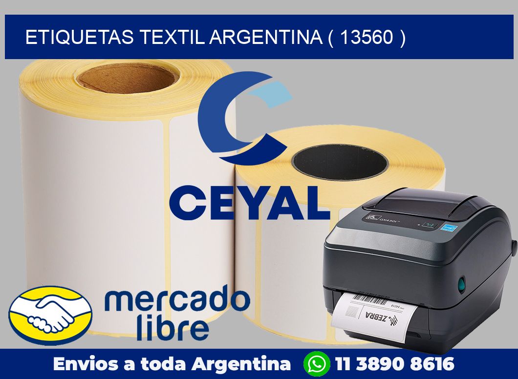 ETIQUETAS TEXTIL ARGENTINA ( 13560 )