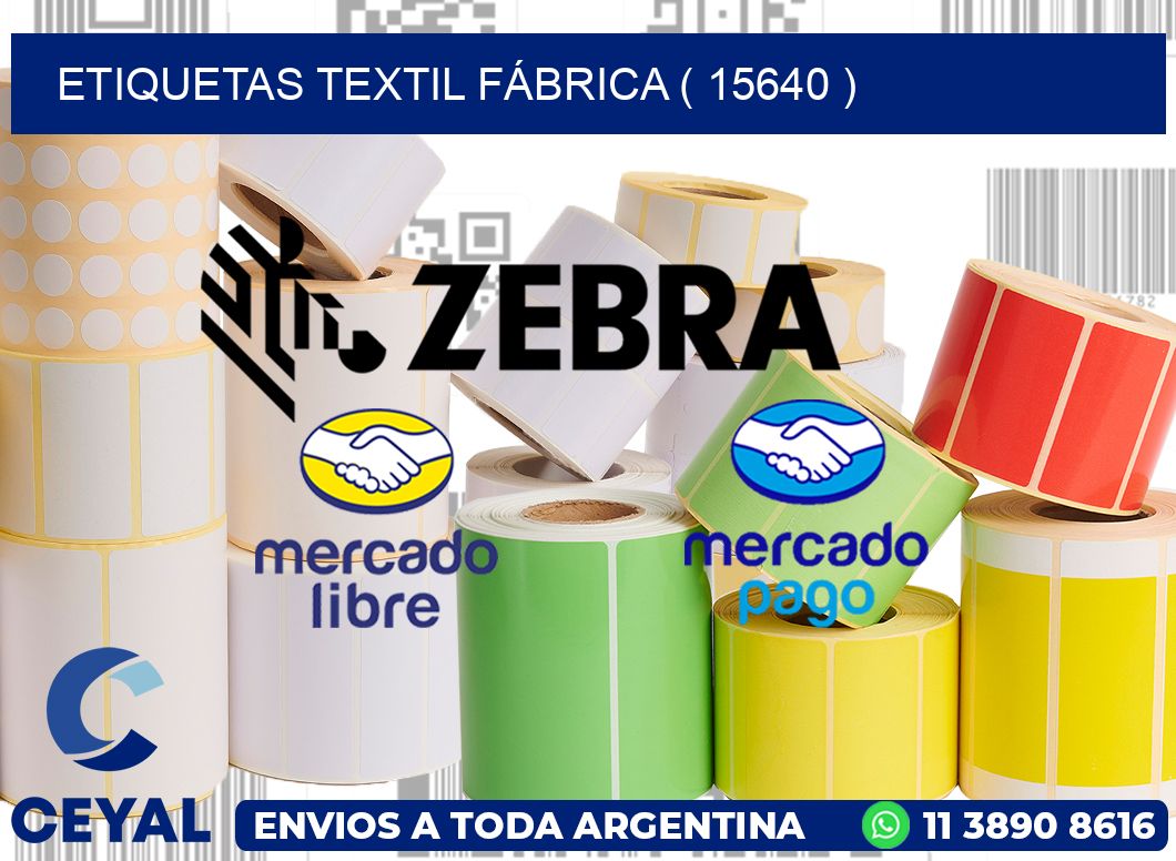 ETIQUETAS TEXTIL FÁBRICA ( 15640 )