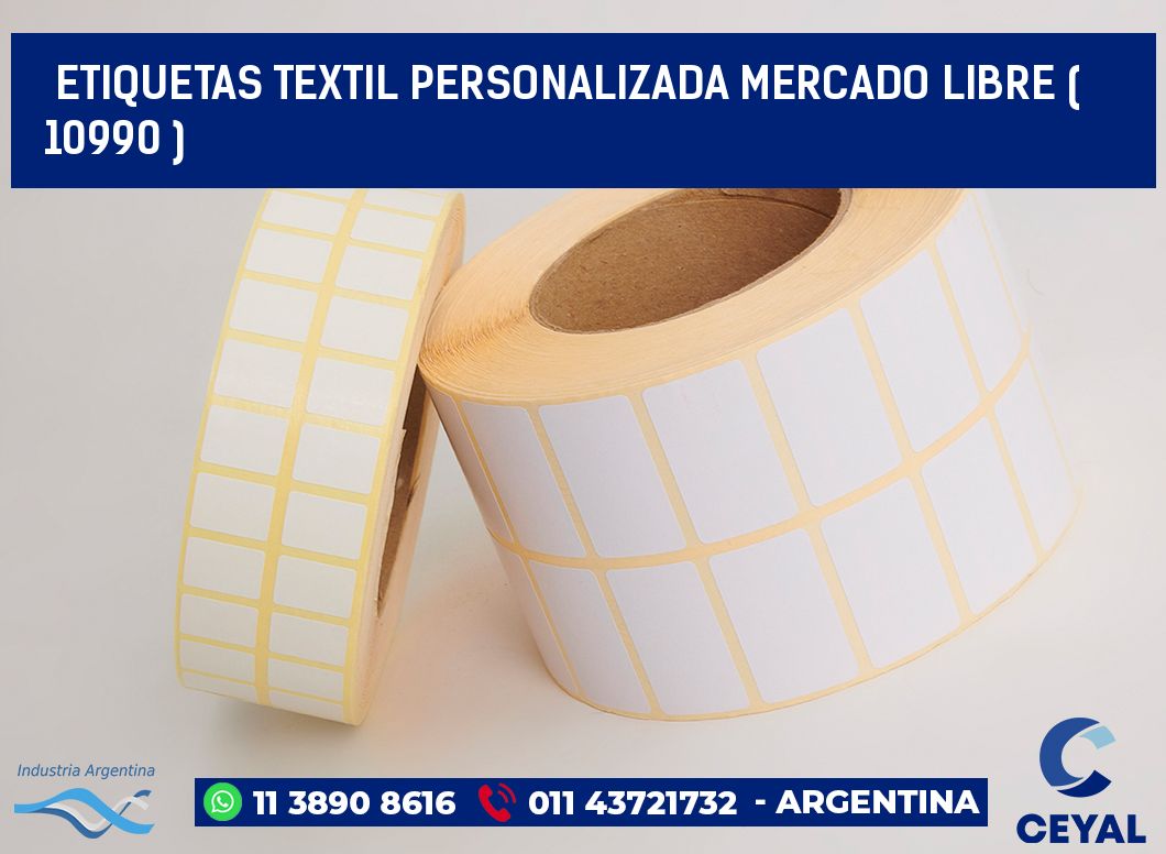 ETIQUETAS TEXTIL PERSONALIZADA MERCADO LIBRE ( 10990 )