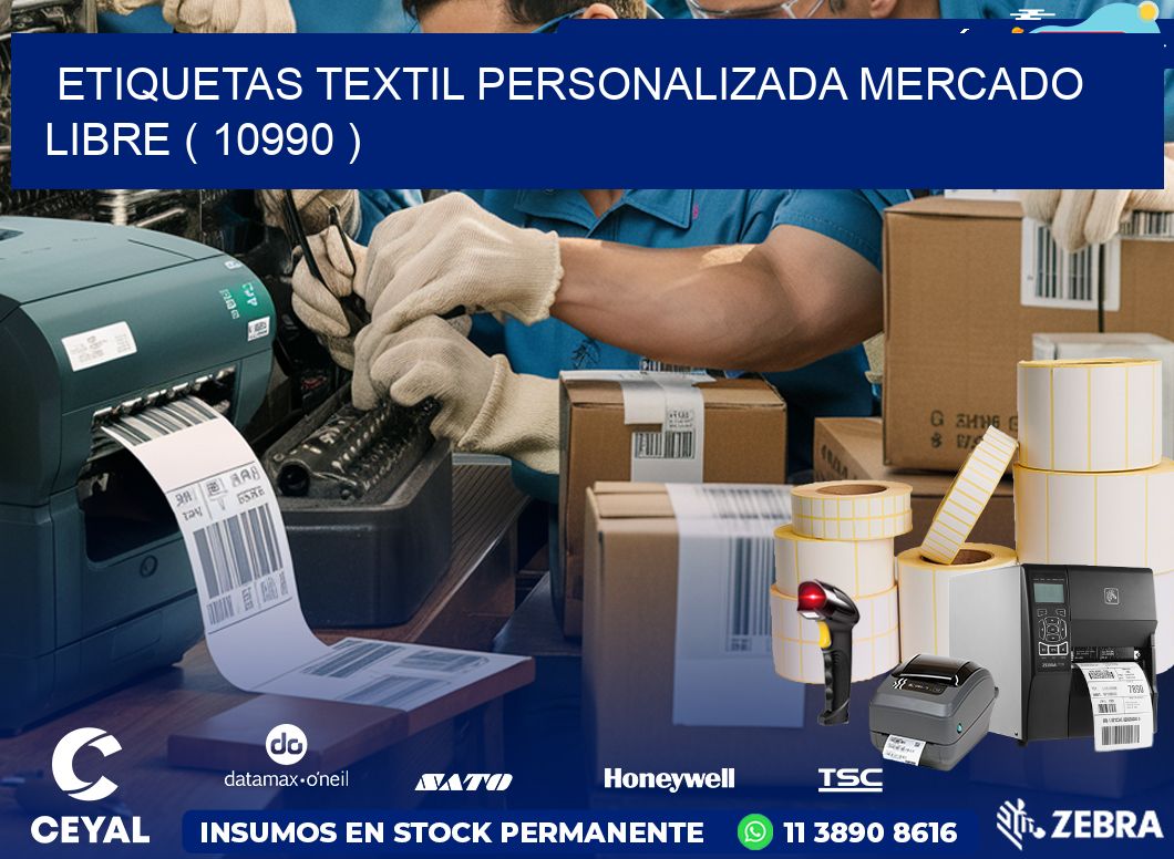 ETIQUETAS TEXTIL PERSONALIZADA MERCADO LIBRE ( 10990 )