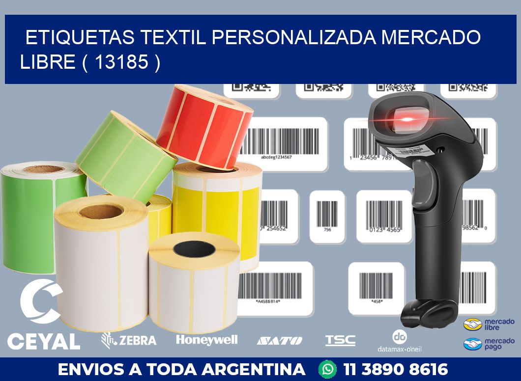 ETIQUETAS TEXTIL PERSONALIZADA MERCADO LIBRE ( 13185 )