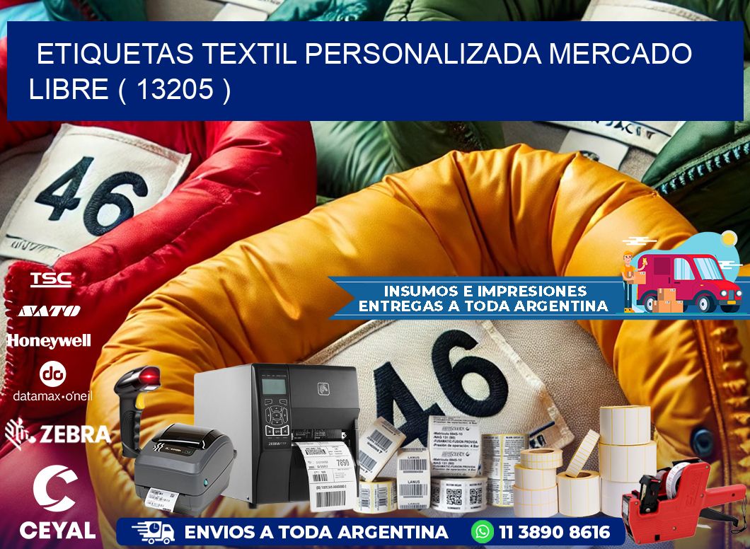 ETIQUETAS TEXTIL PERSONALIZADA MERCADO LIBRE ( 13205 )