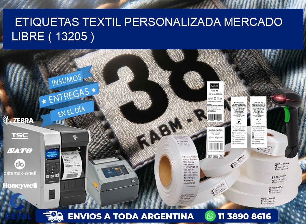 ETIQUETAS TEXTIL PERSONALIZADA MERCADO LIBRE ( 13205 )