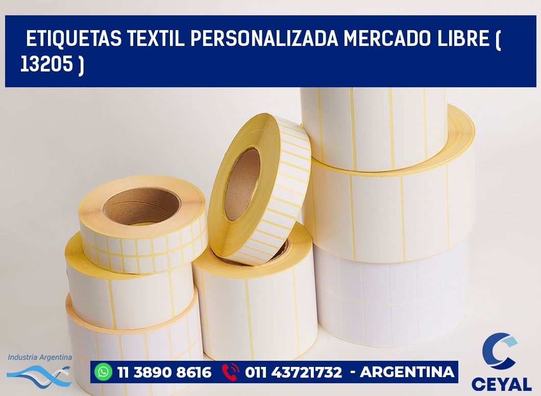 ETIQUETAS TEXTIL PERSONALIZADA MERCADO LIBRE ( 13205 )