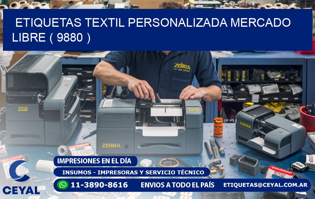 ETIQUETAS TEXTIL PERSONALIZADA MERCADO LIBRE ( 9880 )