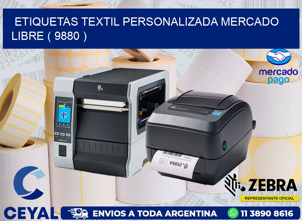 ETIQUETAS TEXTIL PERSONALIZADA MERCADO LIBRE ( 9880 )