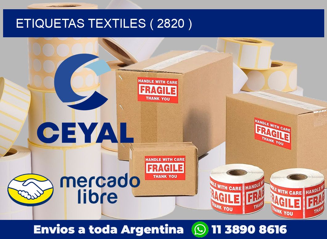 ETIQUETAS TEXTILES ( 2820 )