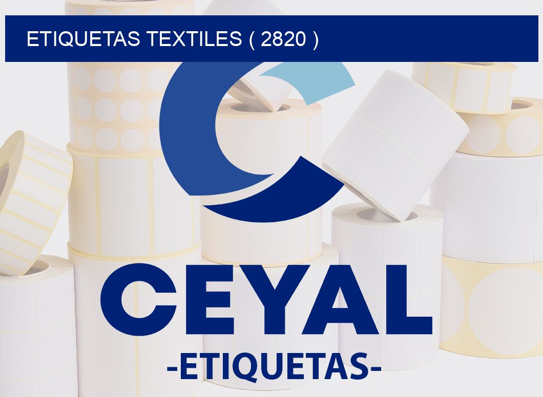 ETIQUETAS TEXTILES ( 2820 )