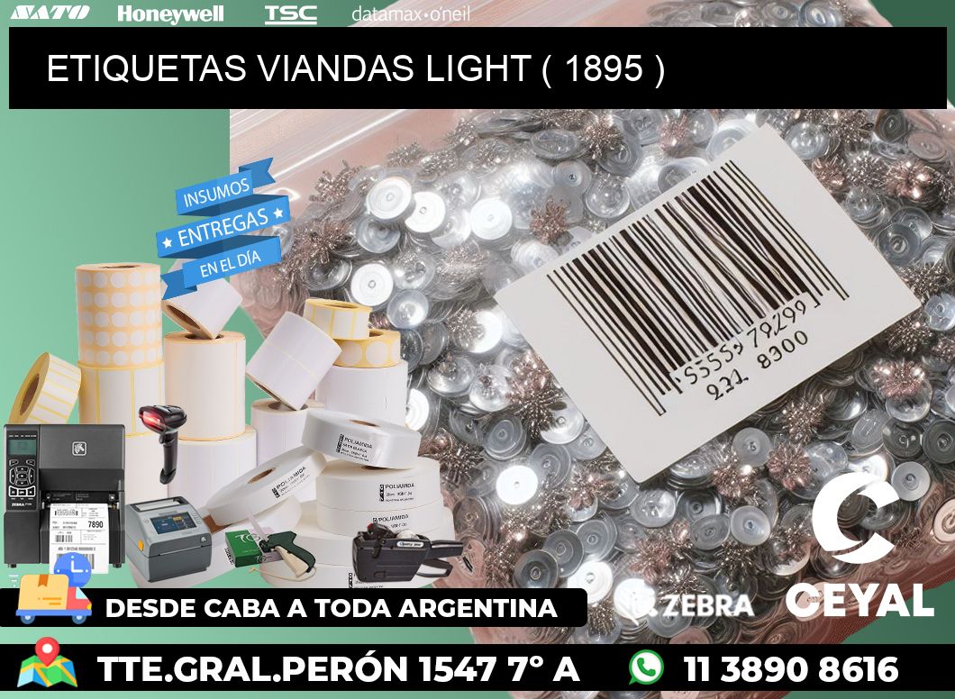 ETIQUETAS VIANDAS LIGHT ( 1895 )