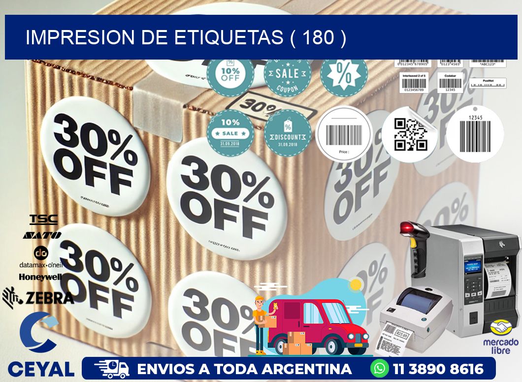 IMPRESION DE ETIQUETAS ( 180 )