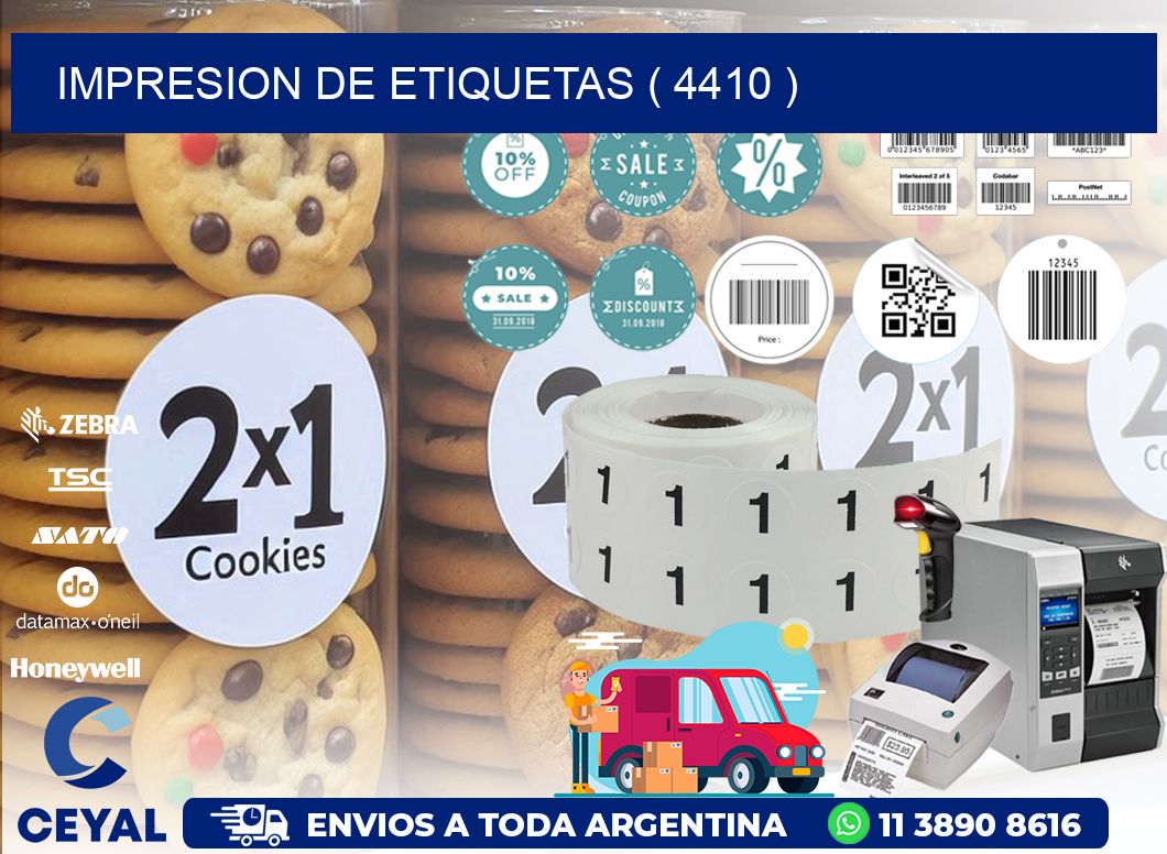 IMPRESION DE ETIQUETAS ( 4410 )