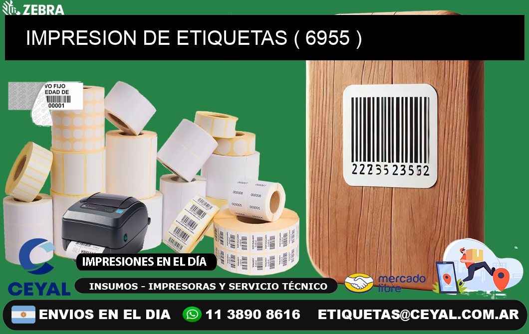 IMPRESION DE ETIQUETAS ( 6955 )