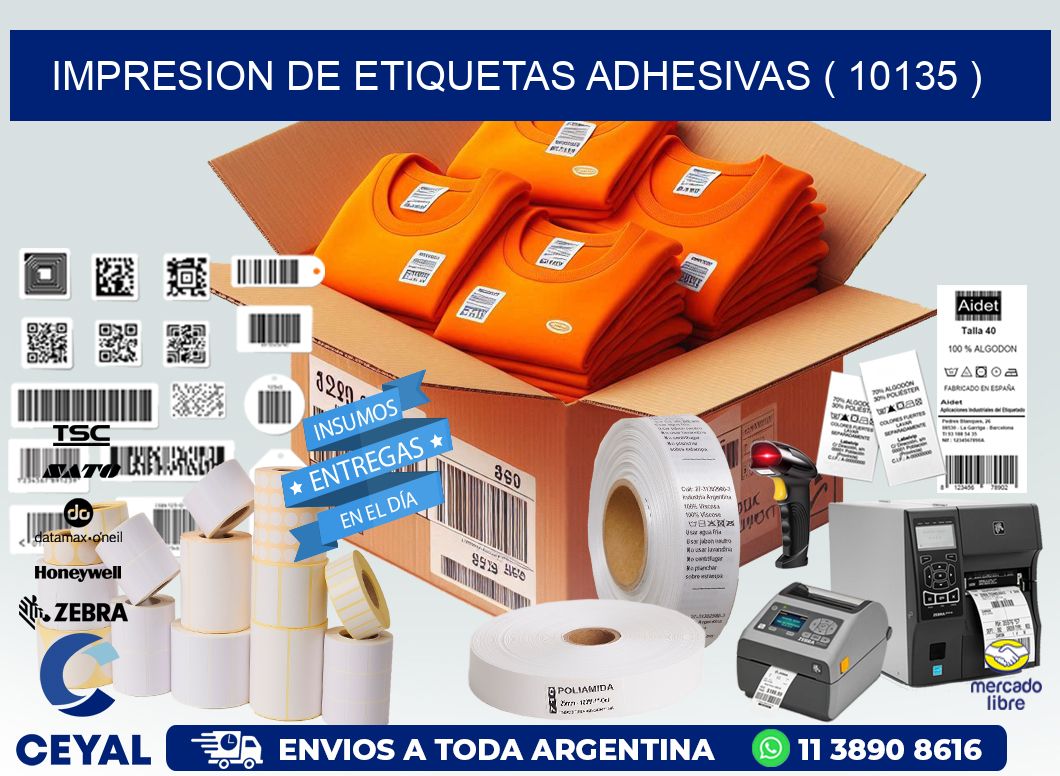 IMPRESION DE ETIQUETAS ADHESIVAS ( 10135 )