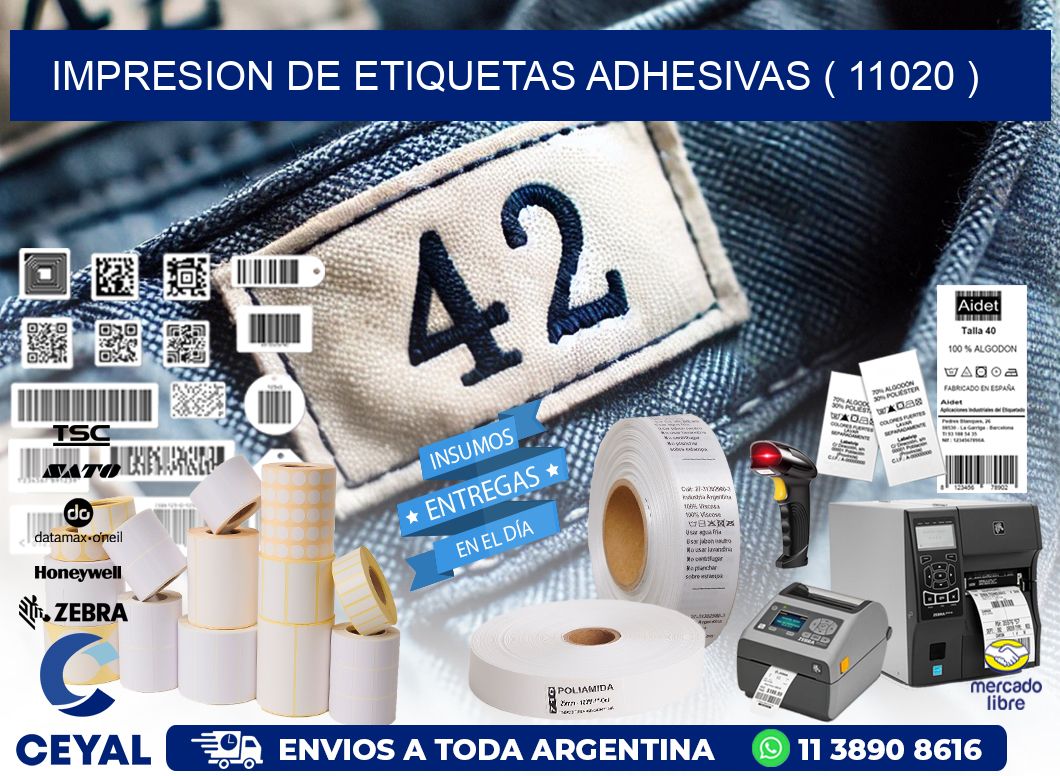 IMPRESION DE ETIQUETAS ADHESIVAS ( 11020 )