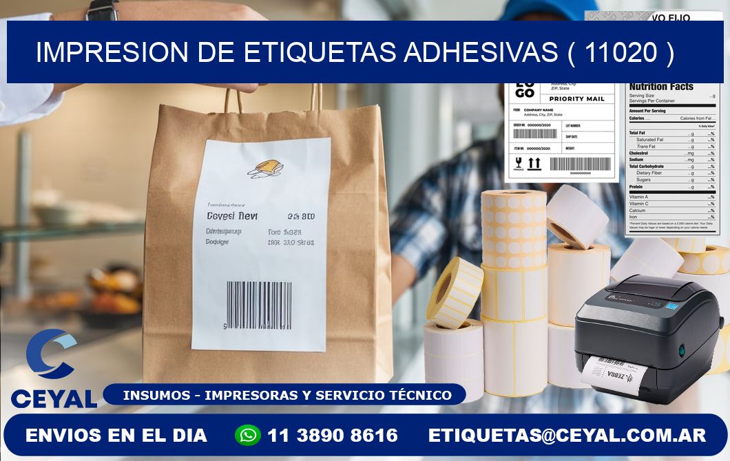 IMPRESION DE ETIQUETAS ADHESIVAS ( 11020 )