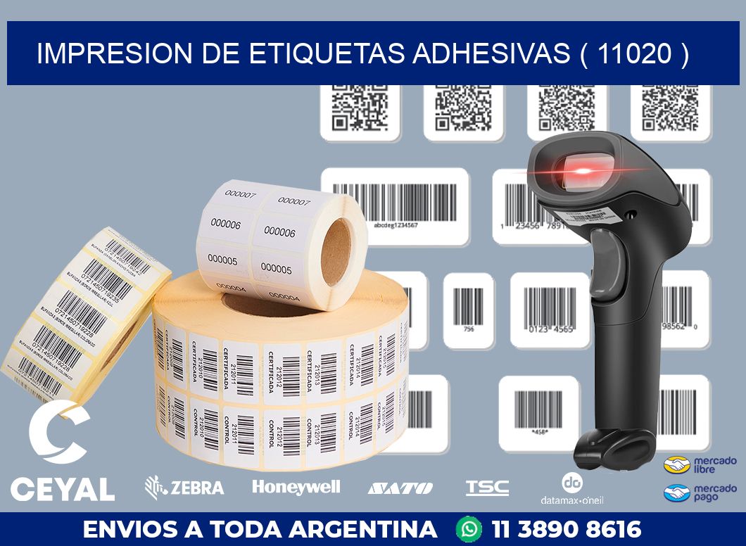 IMPRESION DE ETIQUETAS ADHESIVAS ( 11020 )