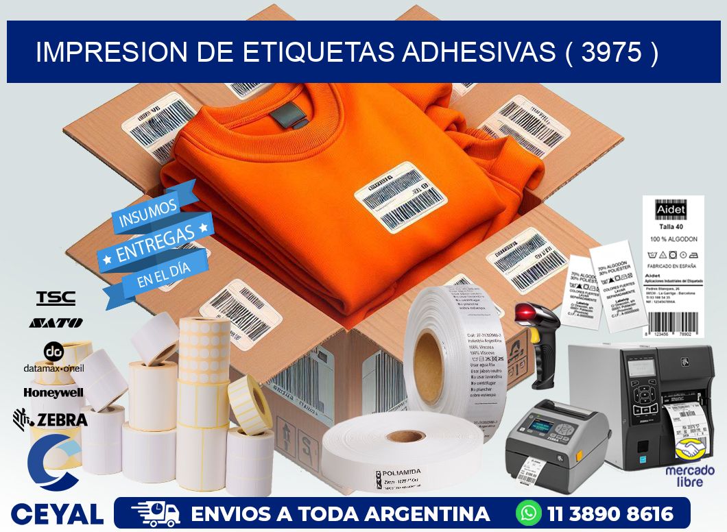 IMPRESION DE ETIQUETAS ADHESIVAS ( 3975 )