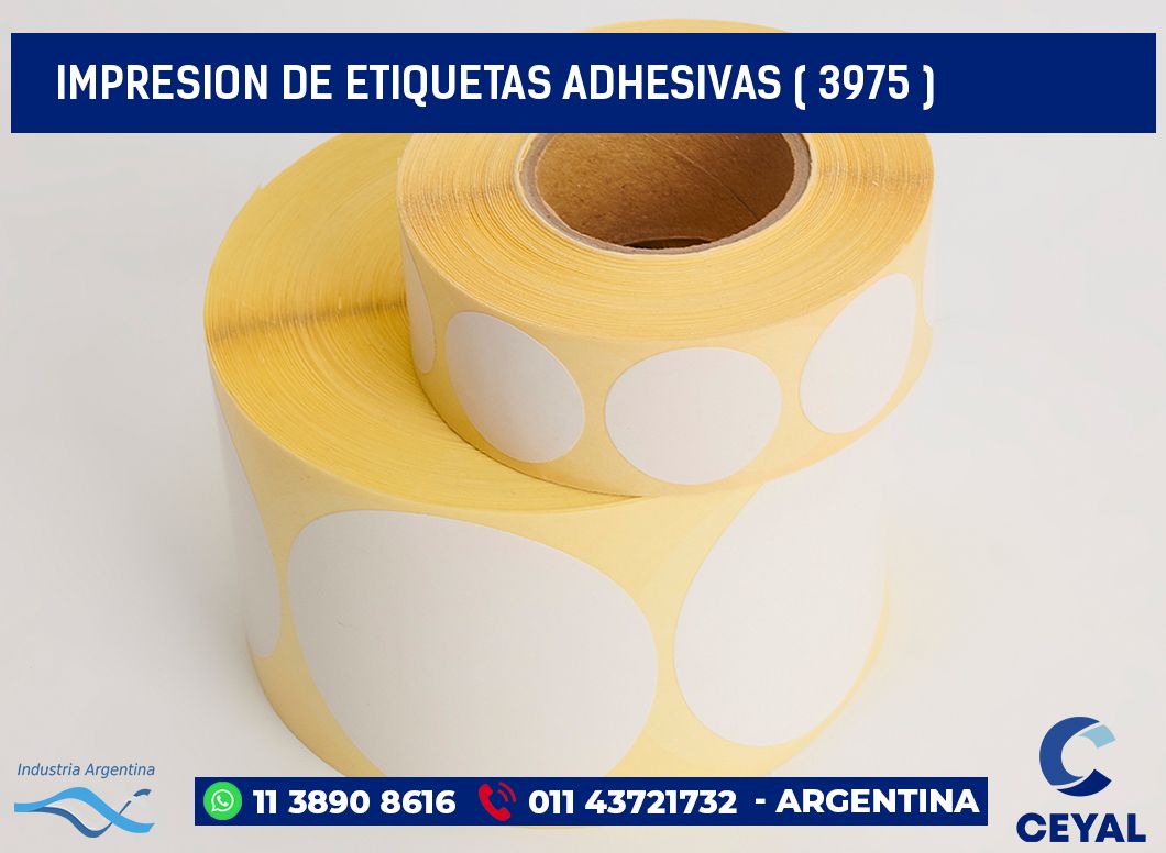 IMPRESION DE ETIQUETAS ADHESIVAS ( 3975 )