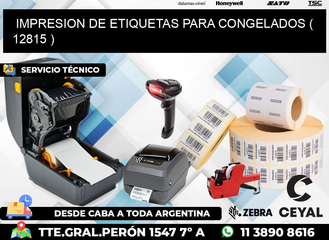 IMPRESION DE ETIQUETAS PARA CONGELADOS ( 12815 )
