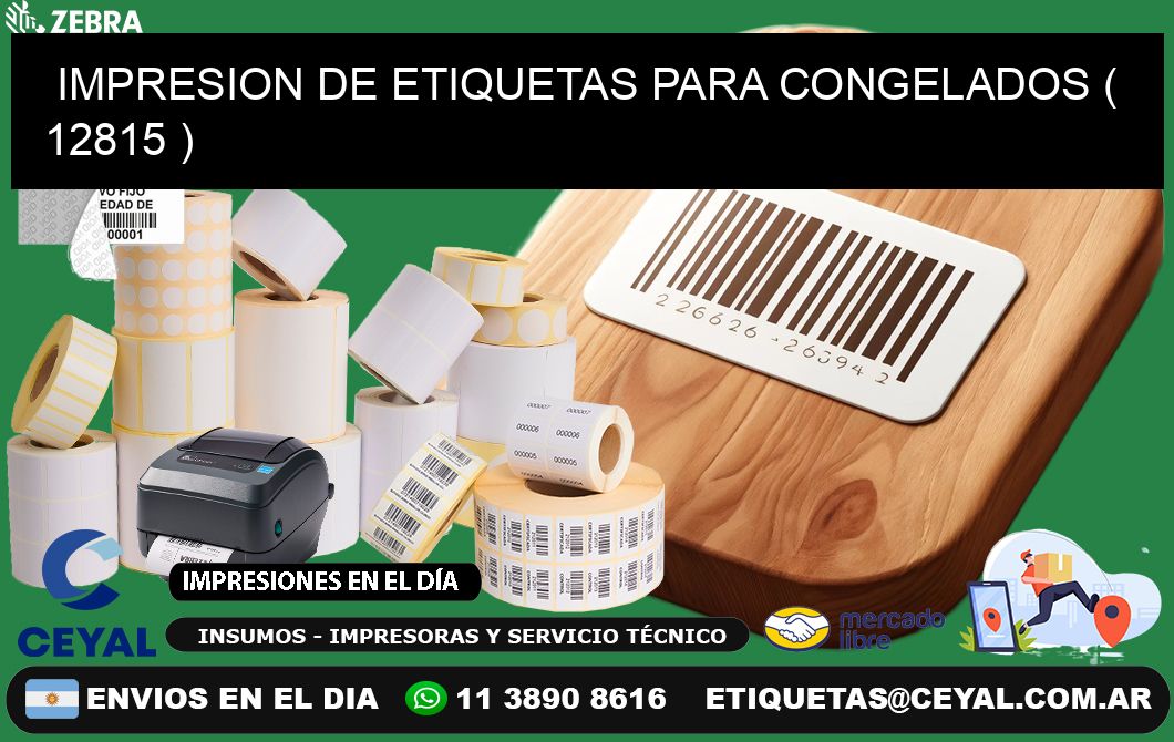 IMPRESION DE ETIQUETAS PARA CONGELADOS ( 12815 )