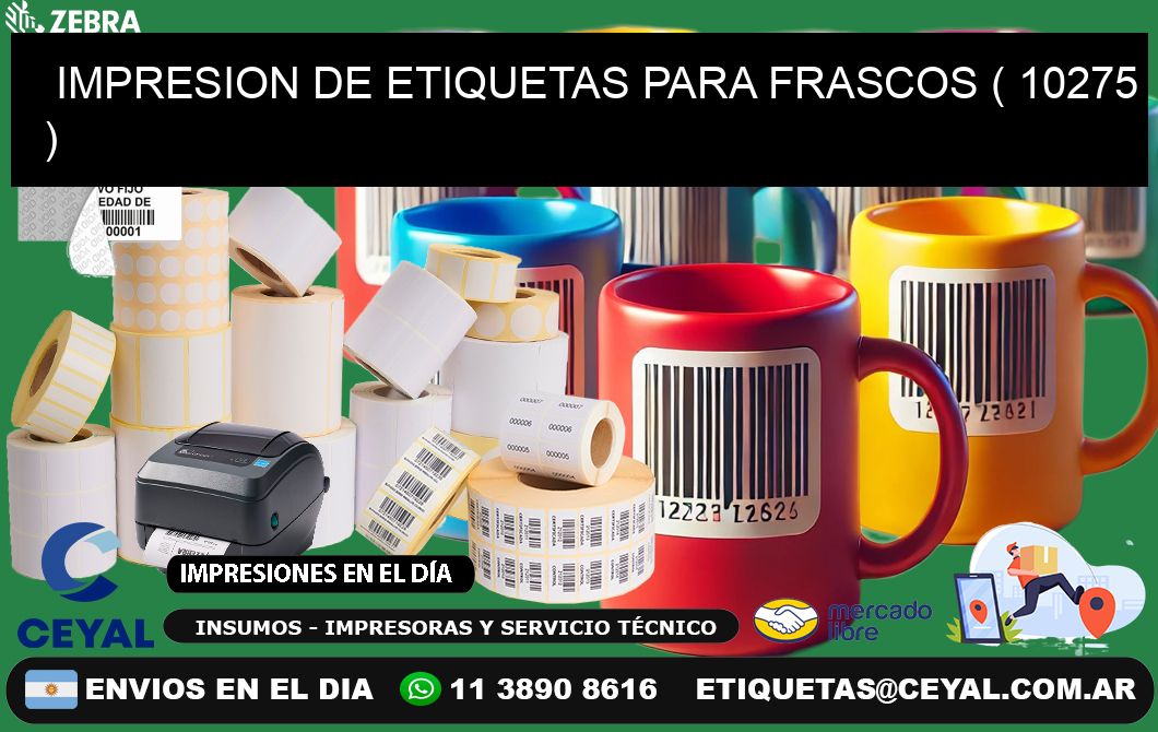 IMPRESION DE ETIQUETAS PARA FRASCOS ( 10275 )