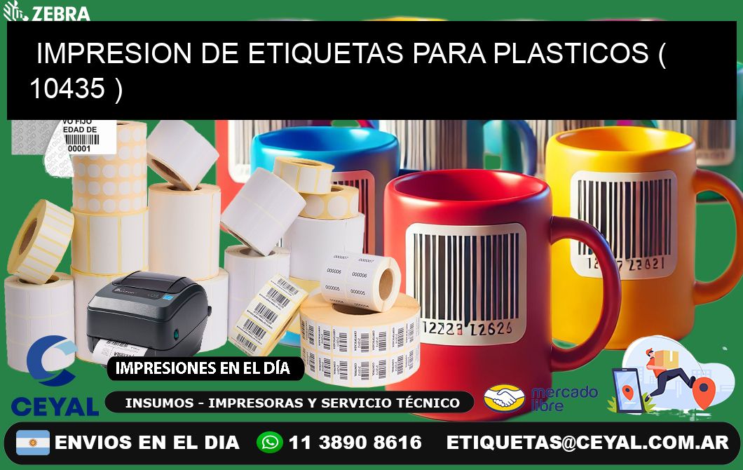 IMPRESION DE ETIQUETAS PARA PLASTICOS ( 10435 )
