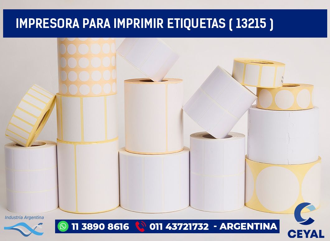 IMPRESORA PARA IMPRIMIR ETIQUETAS ( 13215 )