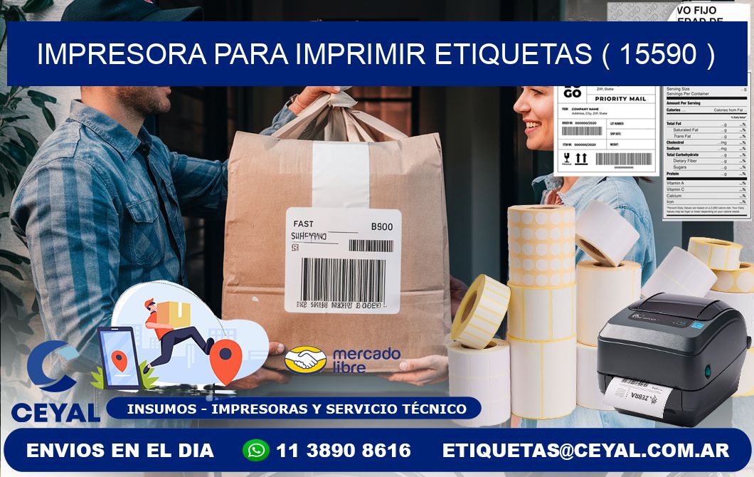 IMPRESORA PARA IMPRIMIR ETIQUETAS ( 15590 )