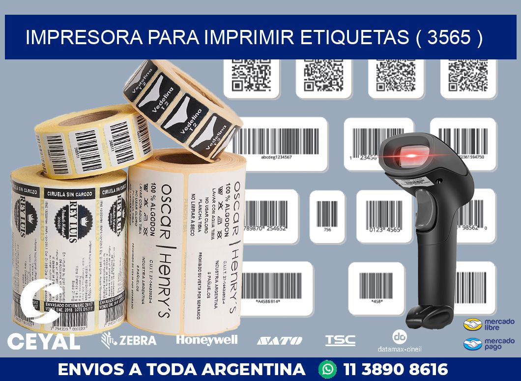 IMPRESORA PARA IMPRIMIR ETIQUETAS ( 3565 )