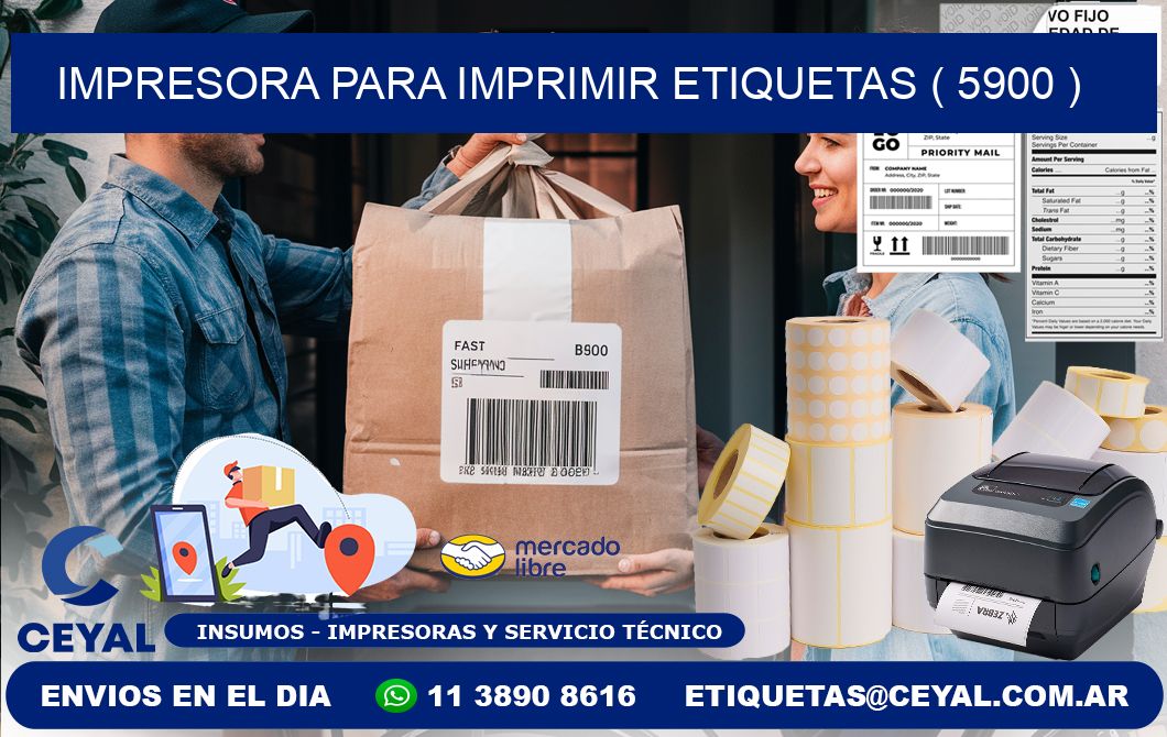 IMPRESORA PARA IMPRIMIR ETIQUETAS ( 5900 )