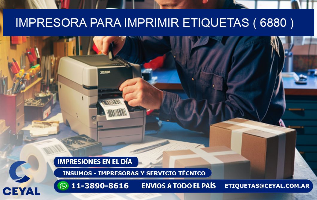 IMPRESORA PARA IMPRIMIR ETIQUETAS ( 6880 )