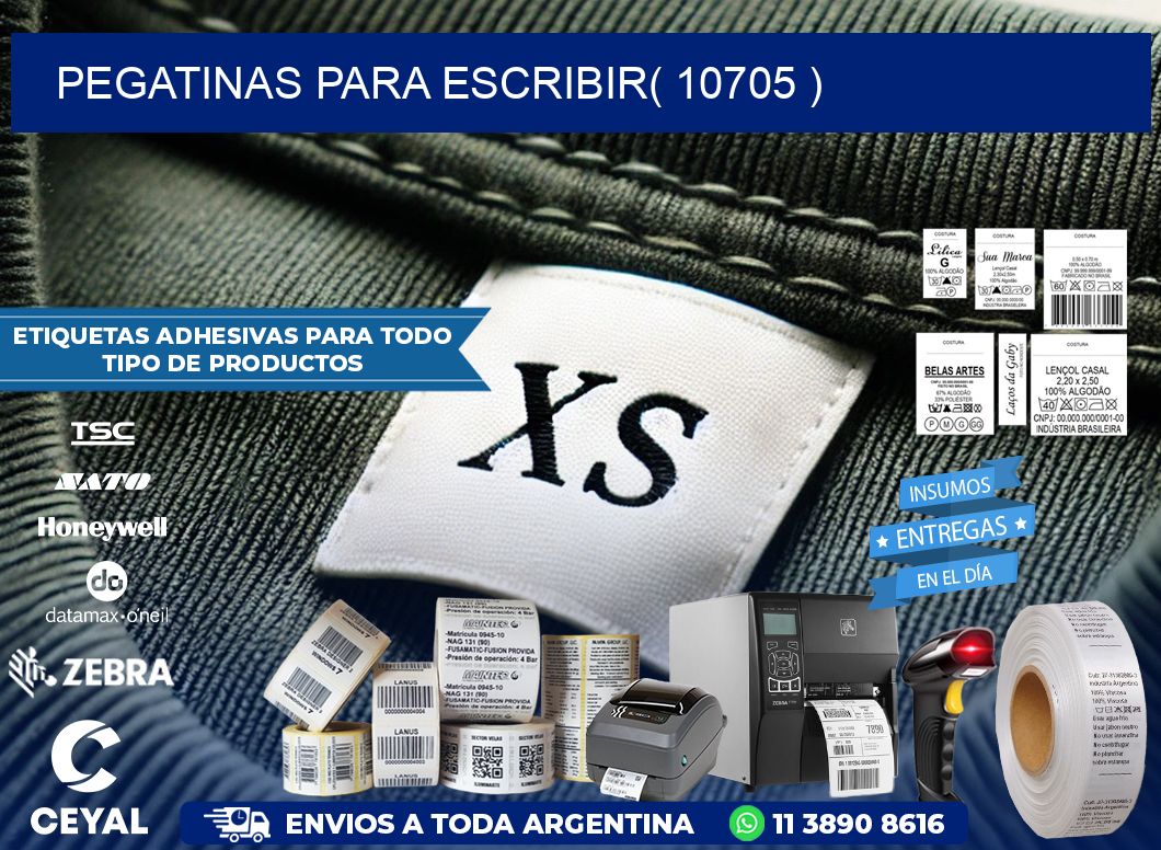 PEGATINAS PARA ESCRIBIR( 10705 )